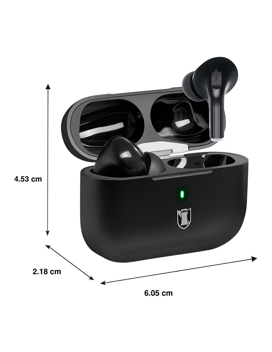 Audífonos in-ear Kaiser KWE-2026BK inalámbricos con cancelación de ruido