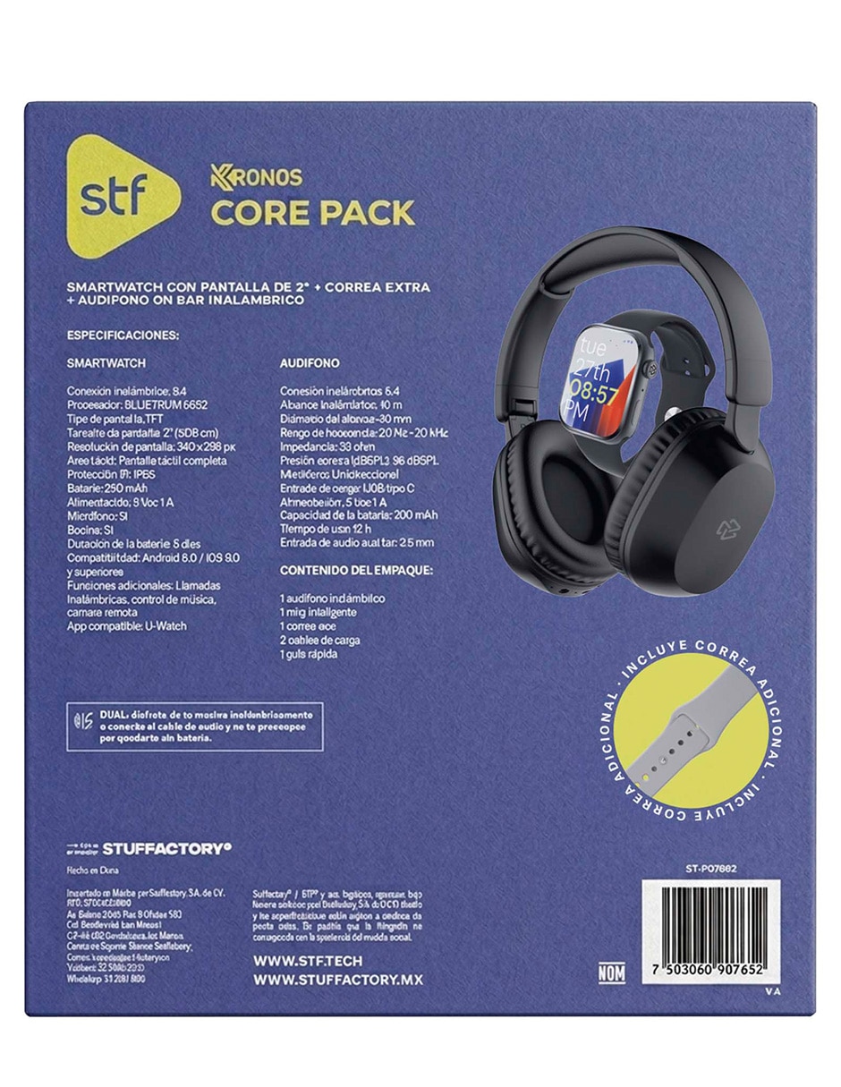 Kit audifonos St-p07652 inalámbricos 7