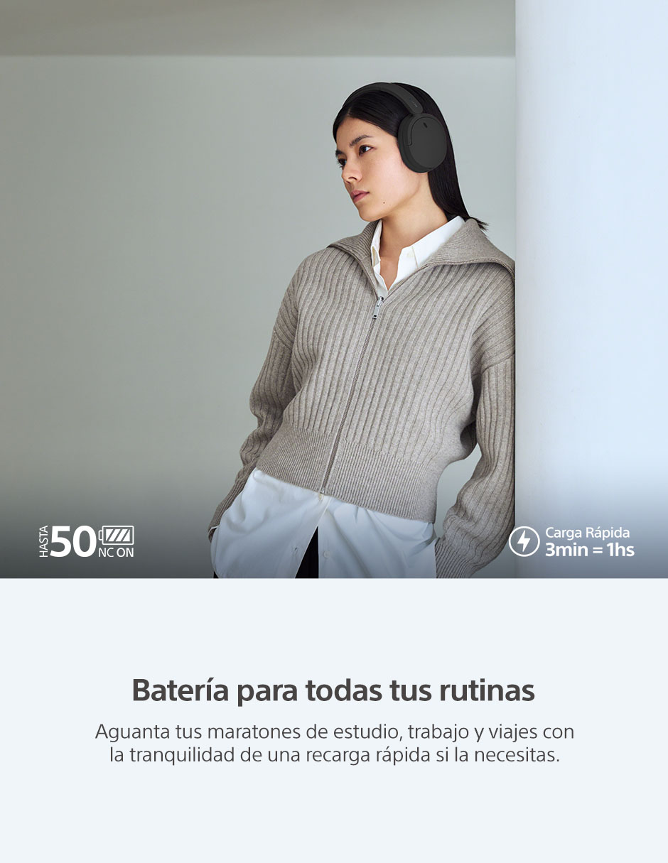 Audífonos WH CH730/B inalámbricos con cancelación de ruido 6