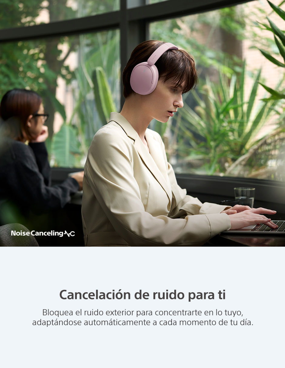 Audífonos WH CH730/P inalámbricos con cancelación de ruido 7