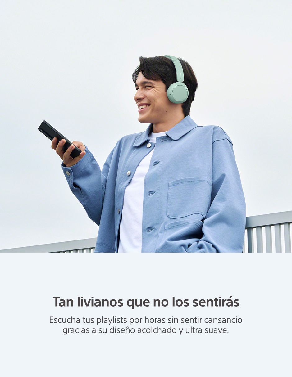 Audífonos Over-Ear WH CH530/G inalámbricos con cancelacion de ruido 5